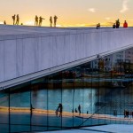 Bilde tatt ved operaen i Oslo