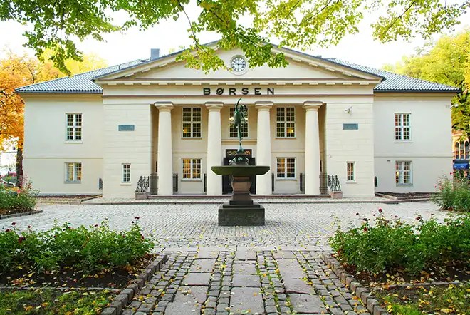 Bildet av Oslo Børs